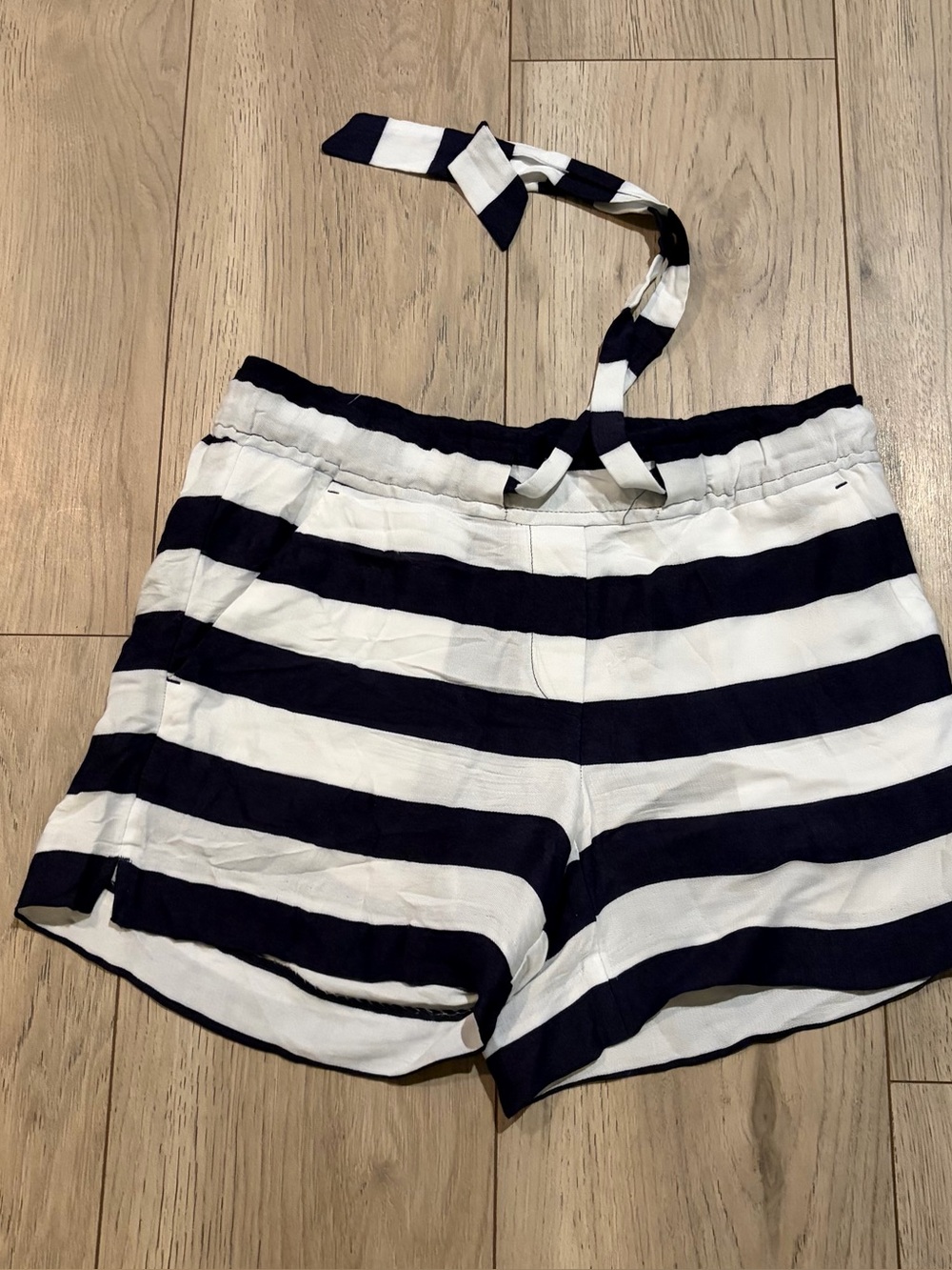 Loft Striped Navy and White Women’s Shorts